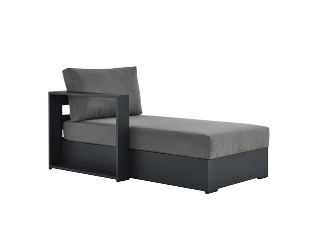 Tahoe Outdoor Patio Powder-Coated Aluminum Modular Left-Facing Chaise Lounge by Modway