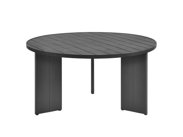 Tahoe Round Outdoor Patio Aluminum Dining Table
