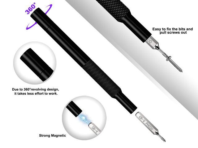 VCELINK Small Screwdriver Set with Case, 25 in 1 Magnetic Tiny Screwdriver Kit Electronics, Precision Mini Torx Bits Set for Computer, Phone, Game...