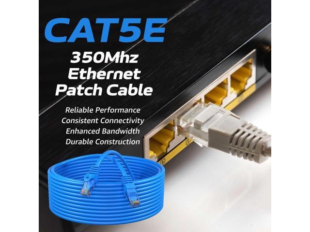 Cables Direct Online Cat5e 30FT Ethernet Patch Cable, 350MHz - Compatible with PC, Laptop, Modem, Router, TVs, Printers, Consoles for Home/Office,...