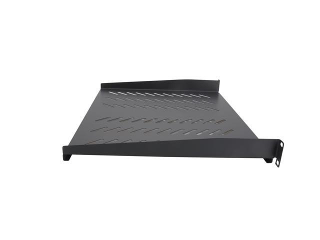 Cables Direct Online Cantilever 1U Rack Mount Vented Server Shelf - 19' Black, 14' (350mm) Depth - Heavy Duty, Space-Saving Design for Servers,...