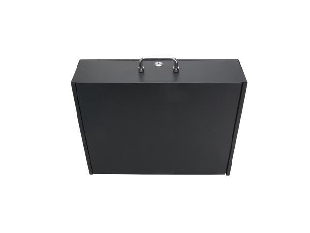 Cables Direct Online 3U Drawer Rack Mount Lockable 19 Case Heavy-Duty IT, DJ Equipment Storage with Deep Drawer, 3 Space for Secure Gear