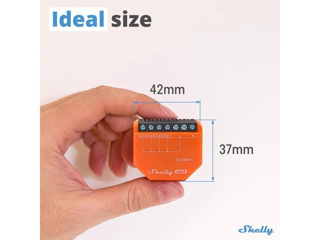 Shelly i4 Gen3 WiFi & Bluetooth Smart 4-digital inputs controller of Shelly Relays Remote Control Compatible with Google Home & Alexa iOS &...