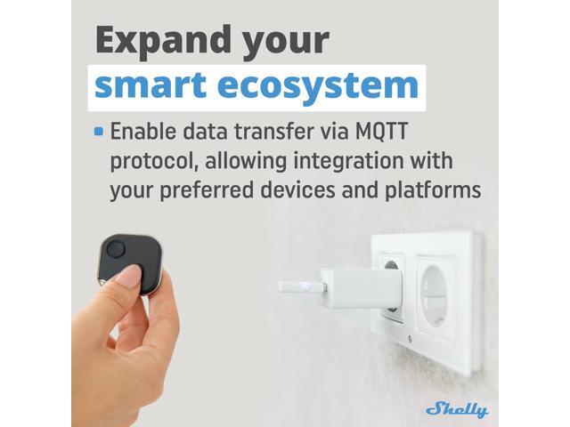 Shelly BLU Gateway Bluetooth WiFi Gateway in a USB-A dongle WiFi Range Extender Compatible with Google Home & Alexa iOS & Android App ...