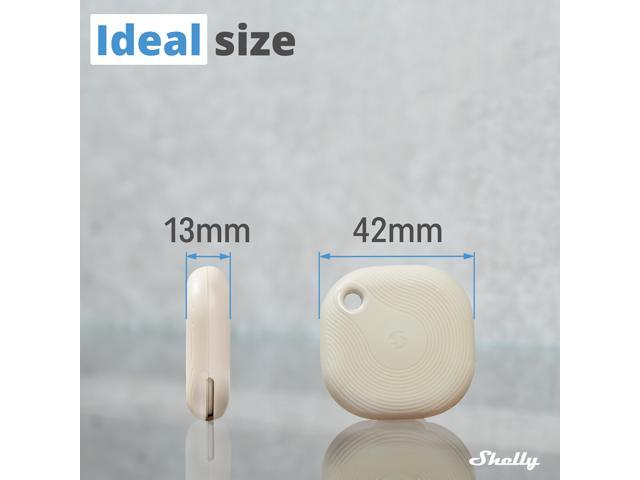 Shelly Blu Button Tough Bluetooth-Operated Multi-Click Action and Scenes Activation Button Versatile Control IP54 Waterproof Broad Range ...