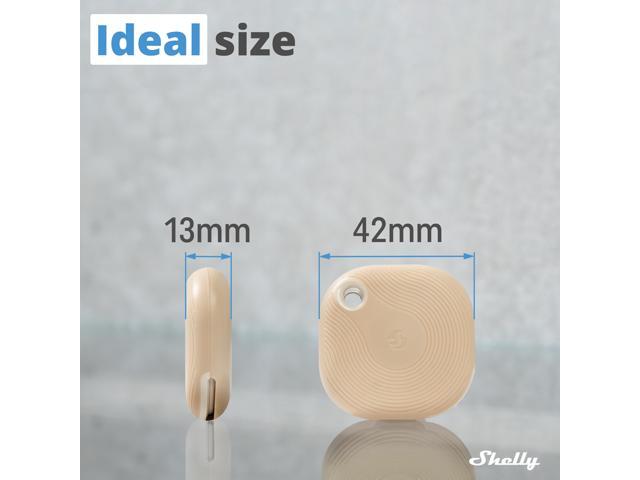 Shelly Blu Button Tough Bluetooth-Operated Multi-Click Action and Scenes Activation Button Versatile Control IP54 Waterproof Broad Range ...