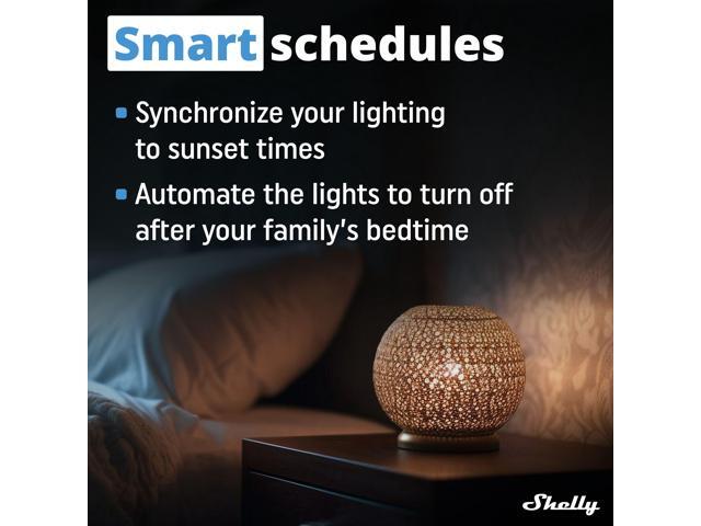 Shelly Wave 1 Mini LR Z-Wave Long Range Smart Switch 8 A Potential-Free Contacts Smart Scenes Home Automation