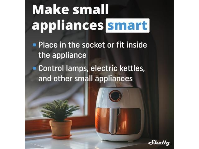 Shelly Wave 1 Mini LR Z-Wave Long Range Smart Switch 8 A Potential-Free Contacts Smart Scenes Home Automation