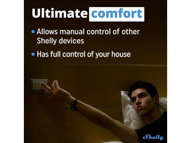 Shelly Plus i4 Smart Controller with 4 Inputs for Switches (Wi-Fi; UL-Certified)