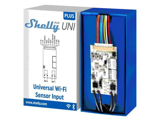 Shelly Plus Uni Smart Wi-Fi and Bluetooth Operated Module with Dry Contacts Home Automation Compatible with Alexa & Google Home No Hub .