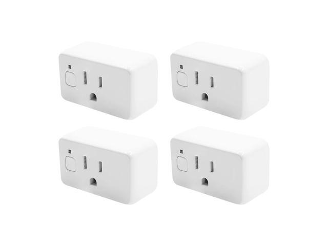 Shelly Plug US Gen4 (White) Smart Home Plug Wi-Fi, Bluetooth & ZigBee Plug Matter & Apple HomeKit 1800W Energy Monitoring & Light Sensor-...