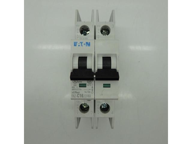 Eaton Cutler Hammer 16A 2-Pole Miniature Circuit Breaker FAZ-C16/2-NA