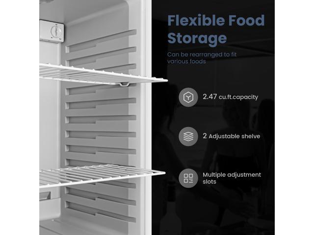 Yeego 70L Mini Wine Frige - Efficient Thermoelectric Stylish Beer Refrigerator Beverage Cooler Perfect for Home Entertaining
