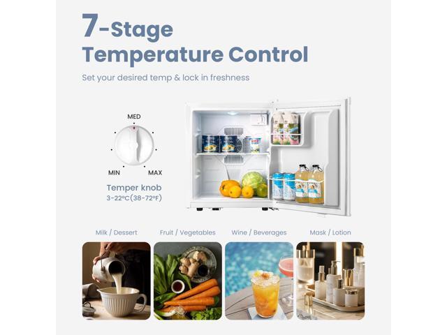 Yeego Mini Beverage Refrigerator - 38L Stylish Fridge and Cooler with Thermoelectric Cooling System for Ideal Wine and Beer Storage