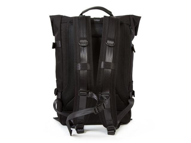 MANHATTAN PORTAGE PROSPECT BACKPACK VER.2, ROLL TOP DESIGN BACKPACK, SPACIOUS MAIN COMPARTMENT BACKPACK WITH PADDED LAPTOP SPACE, NAVY