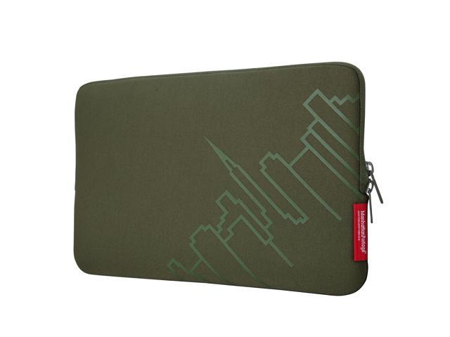 Manhattan Portage 11 Inches Laptop Sleeve, 11 Inches Laptop Protective Case, Iconic 11' Laptop Sleeve with YKK Zipper, Olive.