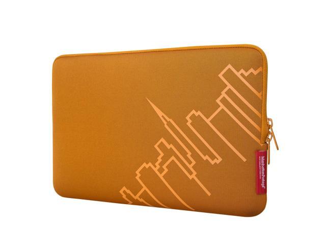 Manhattan Portage 11 inches Laptop Sleeve, 11' Laptop Sleeve with Iconic Skyline, 11-inch Laptop Protective Case, Orange.