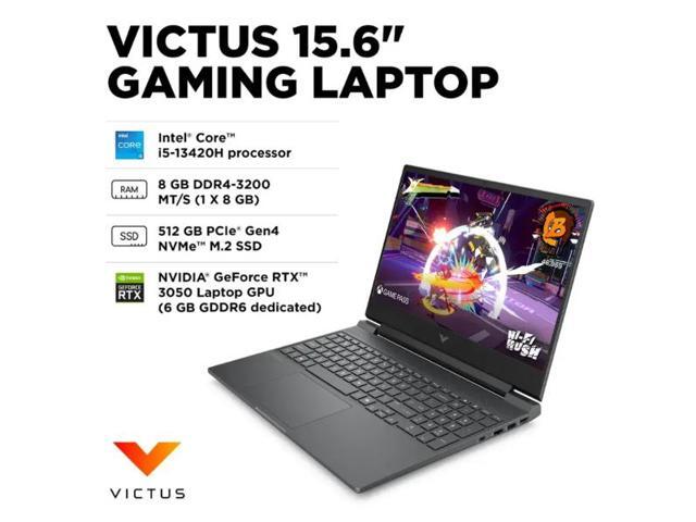 HP - Victus 15.6" 144Hz Full HD Gaming Laptop - Intel Core i5 13420H 2023 - 8GB Memory - NVIDIA GeForce RTX 3050 - 512GB SSD - Mica Silver - image 3