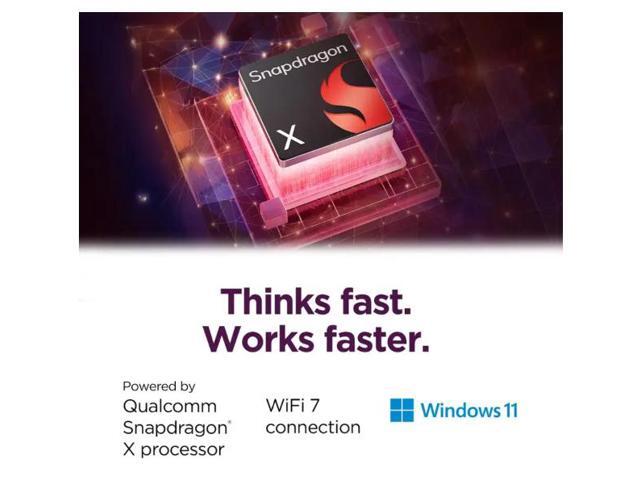 Lenovo - IdeaPad Slim 3x - Copilot+ PC - 15.3" 2k Touchscreen Laptop - Snapdragon X X1-26-100 2025 - 16GB Memory - 256GB SSD - Luna Grey - image 4