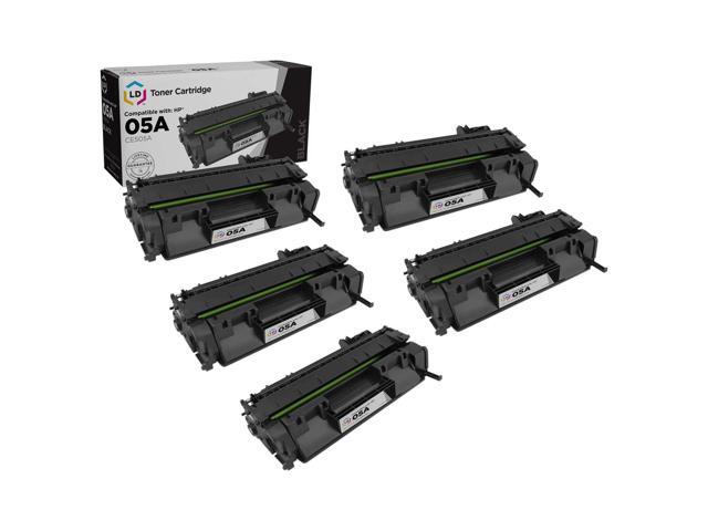LD Products Compatible Toner Cartridge Replacements for HP 05A HP05A CE505A