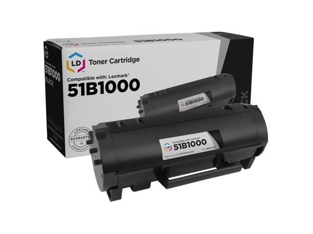 LD Products Compatible Toner Cartridge Replacement for Lexmark 51B1H00 Black