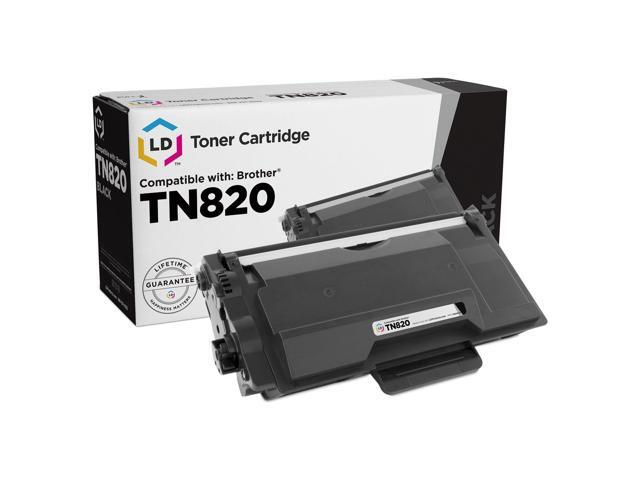 LD Compatible Toner Cartridge & Drum Unit Replacements for Brother TN820 & DR820 (1 Toner, 1 Drum, 2-Pack)