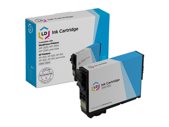 LD Products Remanufactured Ink Cartridge Replacement for Epson 200XL 200 XL T200XL220 High Yield (Cyan)