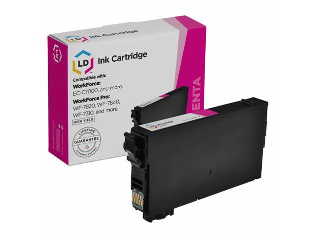LD Products Remanufactured Ink Cartridge Replacements for Epson 812XL T812XL T812XL120 High Yield (Magenta)