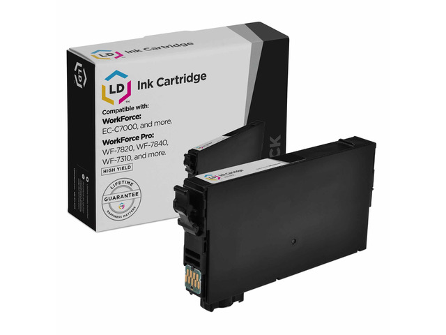 LD Products Remanufactured Ink Cartridge Replacements for Epson 812XL T812XL T812XL120 High Yield (Black)