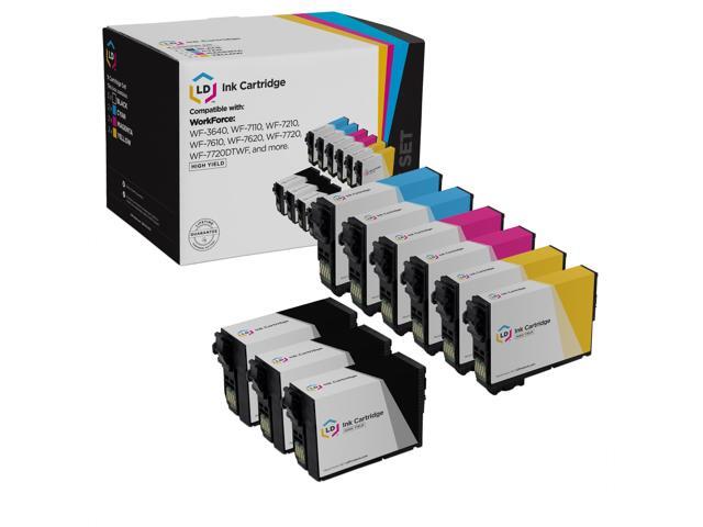 LD Products Replacements for Epson 252XL Ink Cartridges Combo Pack (3 Black, 2 Cyan, 2 Magenta, 2 Yellow) High Yield 9-Pack Bundle