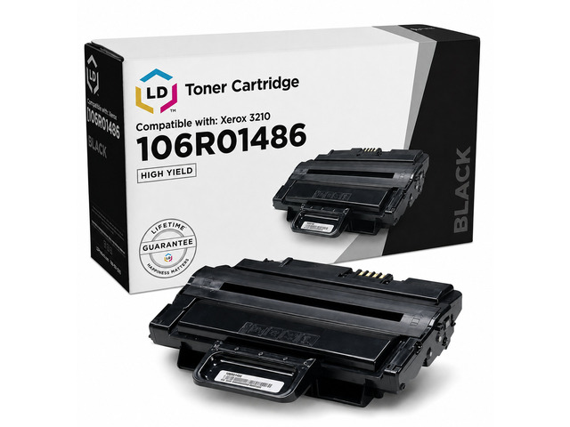 LD Products Compatible Toner Cartridge Replacement for Xerox 106R1486 (Black)