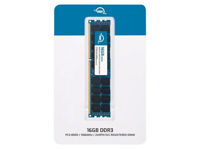 OWC 16GB DDR3 1066 PC3-8500 CL7 2Rx4 240-pin 1.5V ECC Registered RDIMM Memory RAM Module Upgrade for Select Workstations or Servers