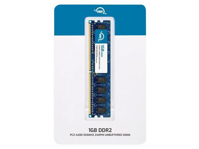 OWC 1GB DDR2 533 PC2-4200 CL4 1Rx8 240-pin 1.8V Non-ECC UDIMM Memory RAM Module Upgrade for Select Desktops