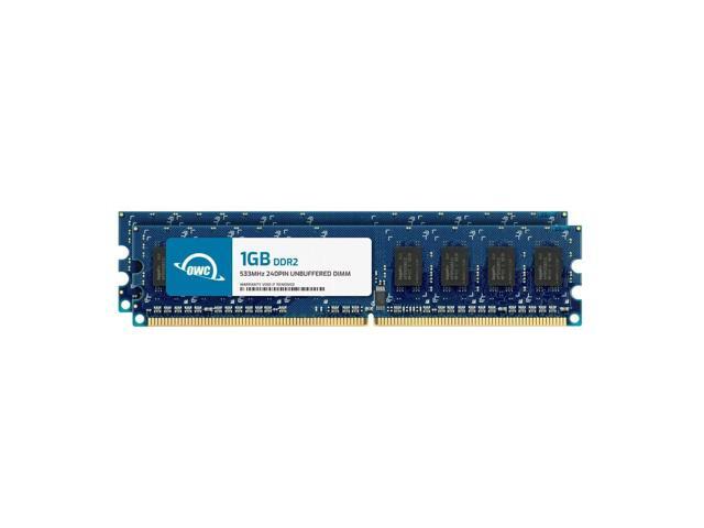 OWC 2GB (2x1GB) DDR2 533 PC2-4200 CL4 1Rx8 240-pin 1.8V Non-ECC UDIMM Memory RAM Module Upgrade Kit for Select Desktops