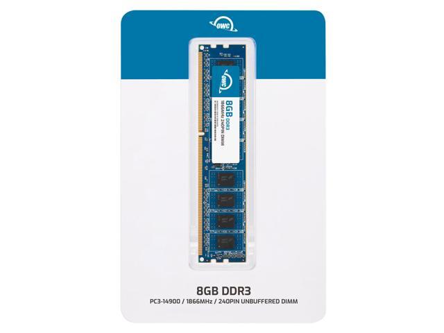 OWC 8GB DDR3 1866 PC3-14900 CL13 2Rx8 240-pin 1.5V Non-ECC UDIMM Memory RAM Module