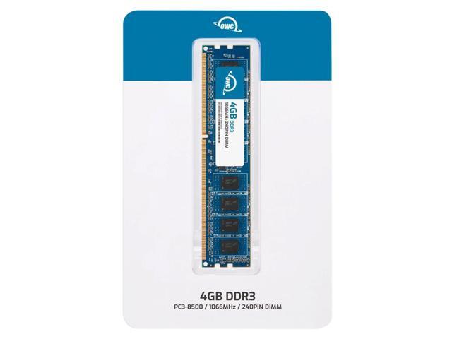 OWC 4GB DDR3 1066 PC3-8500 CL7 2Rx8 240-pin 1.5V Non-ECC UDIMM Memory RAM Module