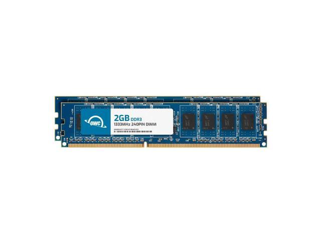OWC 4GB (2x2GB) DDR3 1333 PC3-10600 CL9 1Rx8 240-pin 1.5V Non-ECC UDIMM Memory RAM Module Kit