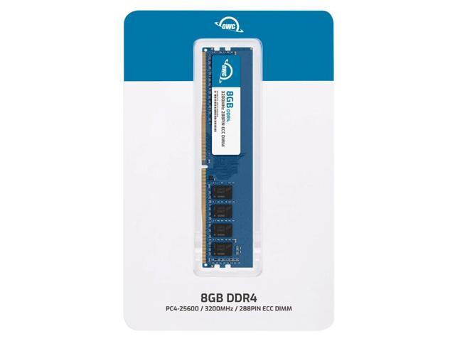 OWC 8GB DDR4 3200MHz PC4-25600 CL22 1RX8 ECC Unbuffered UDIMM 1.2V 288-pin Workstation Server Memory RAM