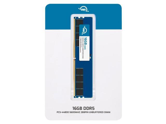 OWC 16GB DDR5 5600 PC5-44800 CL46 1Rx8 288-pin 1.1V Non-ECC UDIMM Memory RAM Module Upgrade for Select Desktops
