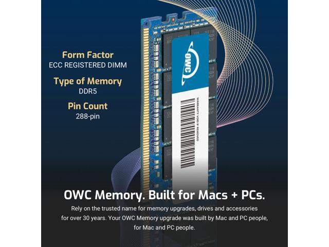 OWC 32GB DDR5 4800 PC5-38400 CL40 2Rx4 288-pin 1.1V ECC Registered RDIMM Memory RAM Module Upgrade for Select Workstations or Servers
