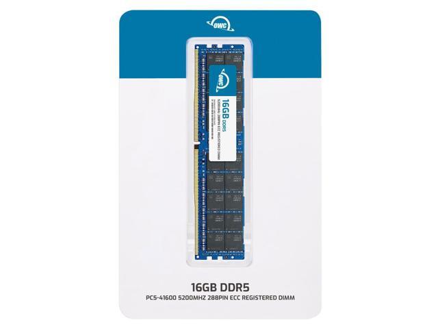OWC 16GB DDR5 5200 PC5-41600 CL42 1Rx4 288-pin 1.1V ECC Registered RDIMM Memory RAM Module Upgrade for Select Workstations or Servers