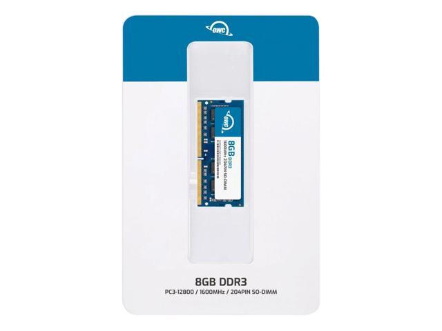 OWC 8GB DDR3 1600 PC3-12800 CL11 2Rx8 204-pin 1.5V Non-ECC SODIMM Memory RAM Module
