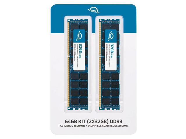 OWC 64GB (2x32GB) DDR3L 1600 PC3L-12800 CL11 4Rx4 240-pin 1.35V ECC Load Reduced LRDIMM Memory RAM Module Upgrade Kit Compatible with Cisco UCS...