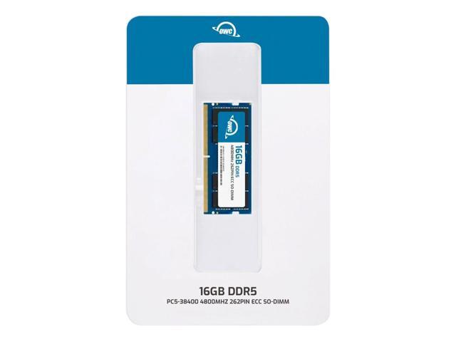 OWC 16GB Replacement for Kingston KSM48T40BS8KM-16HM - DDR5 4800 PC5-38400 CL40 1Rx8 262-pin 1.1V ECC Unbuffered SODIMM Memory RAM Module Upgrade