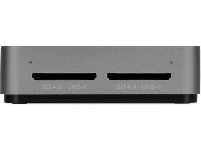OWC Atlas Dual SD-Slot SDXC UHS-II Card Reader - Bus Powered by USB-C - Compatible with Mac/Windows/iPad/Chrome OS OWCTCDSDRDR