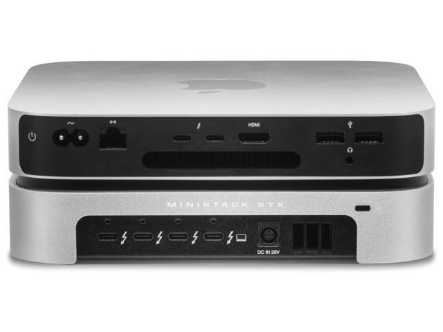 OWC 2TB NVMe M.2 SSD miniStack STX Stackable Storage and Thunderbolt Hub Xpansion Solution