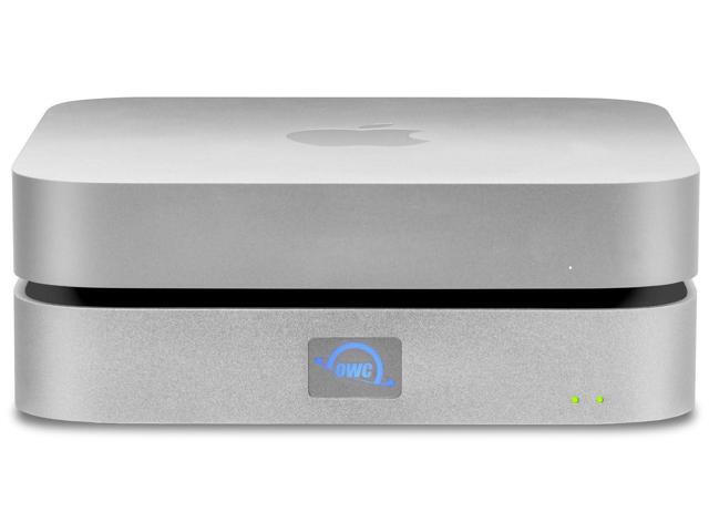 OWC miniStack STX Stackable Storage HDD/SSD Enclosure with Thunderbolt Hub Expansion, 1 Bay and 4 Thunderbolt 4 Ports with USB-C 40GB/s, Supports...