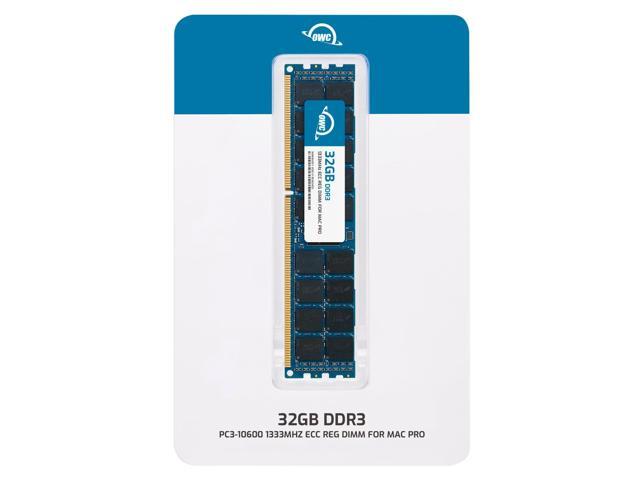 owc 32 gb (1x 32gb) pc3-10600 1333mhz ddr3 ecc-r sdram memory upgrade kit compatible with 2013 mac pro