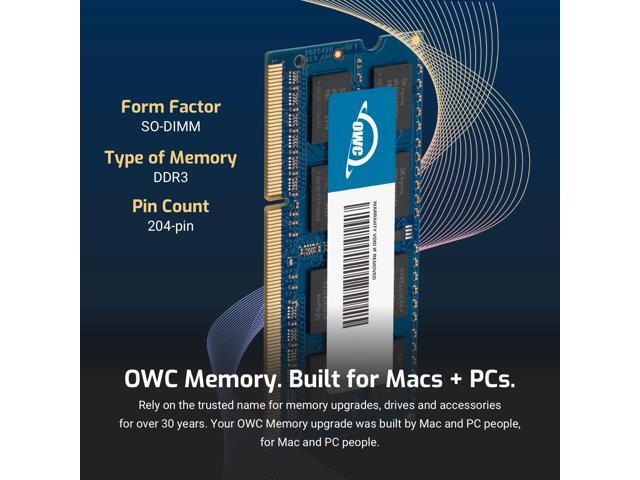 OWC 16GB PC12800 DDR3 1600MHz SO-DIMM Memory RAM Upgrade Compatible with 2015 (Late) iMac 27' w/Retina 5K Models and Compatible PCs (OWC1600DDR3S16G)
