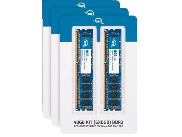 OWC 48GB (6x8GB) DDR3 ECC CL9 PC3-10600 1333MHz SDRAM Memory Upgrade Module Compatible with 2009 2010 2012 Mac Pro Nehalem & Westmere Models...